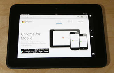 How to Install Google Chrome on the Amazon Kindle Fire HD